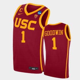 #1 Chevez Goodwin College Basketball USC PAC-12 Men's Cardinal Jersey 850785-765