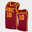 #10 DeMar DeRozan College Basketball USC Trojans Retired Number Men Cardinal Jersey 431302-369