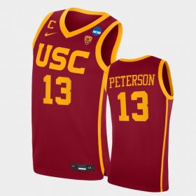 #13 Drew Peterson College Basketball USC PAC-12 Men Cardinal Jersey 612472-767