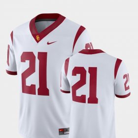 #21 College Football Trojans 2018 Game Men's White Jersey 545653-282 #21 College Football Trojans 2018 Game Men's White Jersey 545653-282