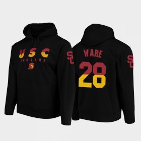 #28 Aca'Cedric Ware Wedge Performance Trojans College Football Pullover Mens Black Hoodie 683464-886 #28 Aca'Cedric Ware Wedge Performance Trojans College Football Pullover Mens Black Hoodie 683464-886