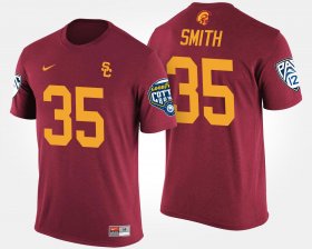 #35 Cameron Smith Bowl Game USC Pac-12 Conference Cotton Bowl Men Cardinal T-Shirt 406279-495 #35 Cameron Smith Bowl Game USC Pac-12 Conference Cotton Bowl Men Cardinal T-Shirt 406279-495
