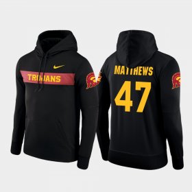 #47 Clay Matthews Sideline Seismic USC Trojans Football Performance Mens Black Hoodie 353444-707 #47 Clay Matthews Sideline Seismic USC Trojans Football Performance Mens Black Hoodie 353444-707
