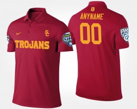 #00 Custom Bowl Game USC Pac-12 Conference Cotton Bowl Name and Number Men Cardinal Polo 321225-652 #00 Custom Bowl Game USC Pac-12 Conference Cotton Bowl Name and Number Men Cardinal Polo 321225-652