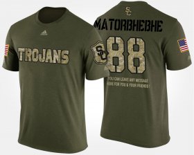 #88 Daniel Imatorbhebhe Military Trojans Short Sleeve With Message Men Camo T-Shirt 577512-286 #88 Daniel Imatorbhebhe Military Trojans Short Sleeve With Message Men Camo T-Shirt 577512-286