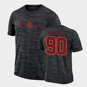 #90 Connor Murphy GFX Velocity USC Sideline Legend Performance Men's Black T-Shirt 237675-167 #90 Connor Murphy GFX Velocity USC Sideline Legend Performance Men's Black T-Shirt 237675-167