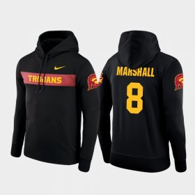 #8 Iman Marshall Sideline Seismic Trojans Football Performance Men Black Hoodie 868112-966 #8 Iman Marshall Sideline Seismic Trojans Football Performance Men Black Hoodie 868112-966