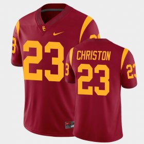 #23 Kenan Christon College Football Trojans Alumni Player Game Mens Cardinal Jersey 869756-564