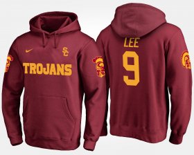 #9 Marqise Lee Name and Number Trojans Mens Cardinal Hoodie 264320-531 #9 Marqise Lee Name and Number Trojans Mens Cardinal Hoodie 264320-531