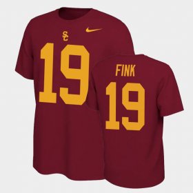 #19 Matt Fink Name and Number USC Name & Number Retro Men Cardinal T-Shirt 819129-118 #19 Matt Fink Name and Number USC Name & Number Retro Men Cardinal T-Shirt 819129-118