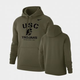 Stencil Arch USC Club Fleece Mens Olive Hoodie 857323-683 Stencil Arch USC Club Fleece Mens Olive Hoodie 857323-683