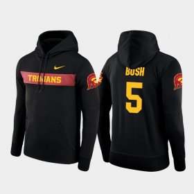 #5 Reggie Bush Sideline Seismic Trojans Football Performance Men Black Hoodie 304483-150 #5 Reggie Bush Sideline Seismic Trojans Football Performance Men Black Hoodie 304483-150