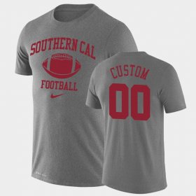 #00 Custom Retro Football USC Legend Performance Mens Heathered Gray T-Shirt 336014-542 #00 Custom Retro Football USC Legend Performance Mens Heathered Gray T-Shirt 336014-542