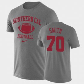 #70 Tyron Smith Retro Football Trojans Legend Performance Mens Heathered Gray T-Shirt 428845-340 #70 Tyron Smith Retro Football Trojans Legend Performance Mens Heathered Gray T-Shirt 428845-340