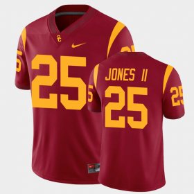 #25 Ronald Jones II College Football Trojans Alumni Player Game Men Cardinal Jersey 200198-725