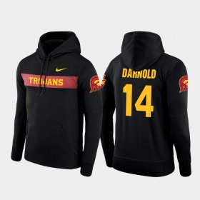 #14 Sam Darnold Sideline Seismic Trojans Football Performance Men's Black Hoodie 132339-797