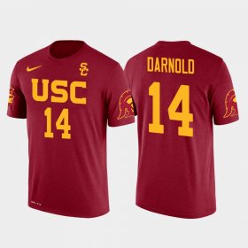 #14 Sam Darnold Future Stars Trojans Football Men's Red T-Shirt 139367-498 #14 Sam Darnold Future Stars Trojans Football Men's Red T-Shirt 139367-498