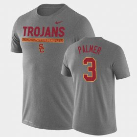 #3 Carson Palmer Team DNA USC Trojans Legend Performance Mens Heathered Gray T-Shirt 289144-866 #3 Carson Palmer Team DNA USC Trojans Legend Performance Mens Heathered Gray T-Shirt 289144-866