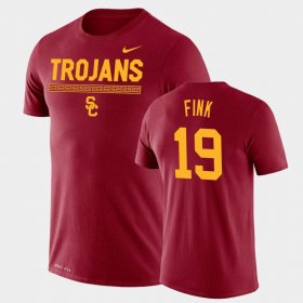 #19 Matt Fink Team DNA USC Legend Performance Men Cardinal T-Shirt 371142-975 #19 Matt Fink Team DNA USC Legend Performance Men Cardinal T-Shirt 371142-975