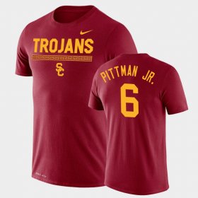 #6 Michael Pittman Jr. Team DNA USC Legend Performance Men's Cardinal T-Shirt 160467-583 #6 Michael Pittman Jr. Team DNA USC Legend Performance Men's Cardinal T-Shirt 160467-583