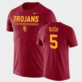 #5 Reggie Bush Team DNA Trojans Legend Performance Mens Cardinal T-Shirt 245519-165 #5 Reggie Bush Team DNA Trojans Legend Performance Mens Cardinal T-Shirt 245519-165
