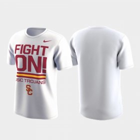 Local Verbiage Trojans Performance Men White T-Shirt 722373-874 Local Verbiage Trojans Performance Men White T-Shirt 722373-874