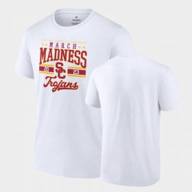 USC 2023 NCAA Basketball Tournament March Madness Men White T-Shirt 370043-694 USC 2023 NCAA Basketball Tournament March Madness Men White T-Shirt 370043-694