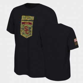 Veterans USC Men Black Camo T-Shirt 298140-886