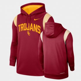 2022 Game Day Sideline Trojans Mens Cardinal Hoodie 256786-136 2022 Game Day Sideline Trojans Mens Cardinal Hoodie 256786-136
