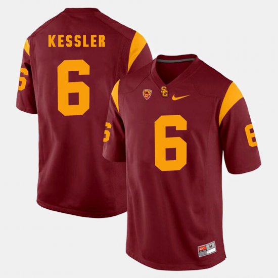 #6 Cody Kessler Pac-12 Game USC Mens Red Jersey 761240-558