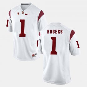 #1 Darreus Rogers Pac-12 Game USC Men's White Jersey 463228-923