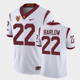#22 Darwin Barlow College Football Trojans Fight On Men White Jersey 404806-439 #22 Darwin Barlow College Football Trojans Fight On Men White Jersey 404806-439
