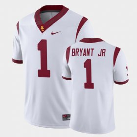 #1 Gary Bryant Jr. Game Trojans Men's White Jersey 174094-920