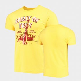 College Football USC Trojans Homefield Spirit of Troy Pregame Ritual Vintage Unisex Gold T-Shirt 609420-652 College Football USC Trojans Homefield Spirit of Troy Pregame Ritual Vintage Unisex Gold T-Shirt 609420-652