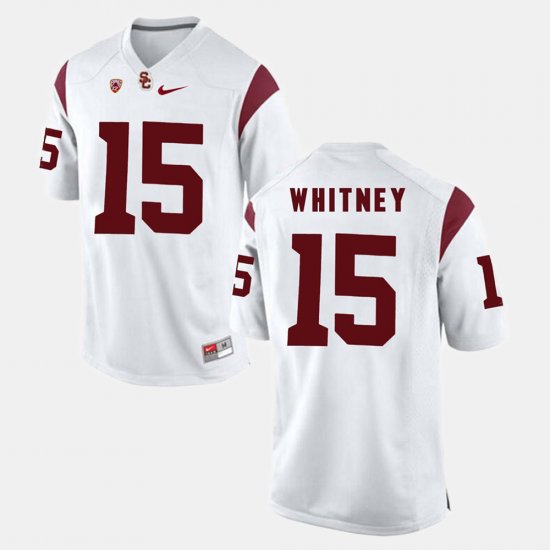 #15 Isaac Whitney Pac-12 Game USC Men White Jersey 689027-328