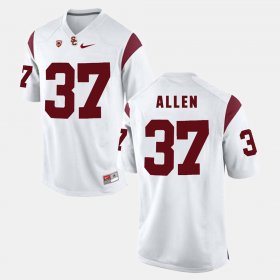 #37 Javorius Allen Pac-12 Game Trojans Men's White Jersey 998698-696