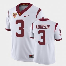 #3 Jordan Addison College Football USC 2022-23 Men White Jersey 214172-666 #3 Jordan Addison College Football USC 2022-23 Men White Jersey 214172-666