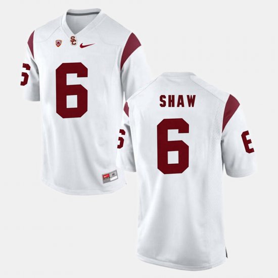 #6 Josh Shaw Pac-12 Game Trojans Men White Jersey 176234-374