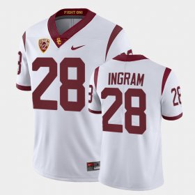 #28 Keaontay Ingram College Football USC Fight On Men White Jersey 762168-991