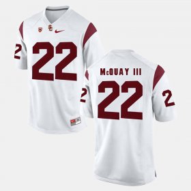 #22 Leon McQuay III Pac-12 Game USC Trojans Men White Jersey 711921-560 #22 Leon McQuay III Pac-12 Game USC Trojans Men White Jersey 711921-560
