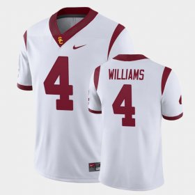 #4 Mario Williams Game USC Trojans Men White Jersey 342153-252