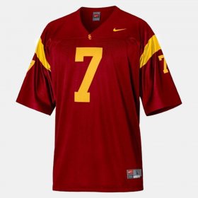 #7 Matt Barkley College Football USC Trojans Men's Red Jersey 979094-965 #7 Matt Barkley College Football USC Trojans Men's Red Jersey 979094-965