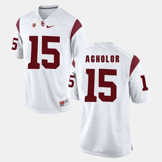 #15 Nelson Agholor Pac-12 Game USC Men\'s White Jersey 727818-153