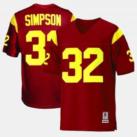 #32 O.J. Simpson College Football USC Youth Red Jersey 840310-658 #32 O.J. Simpson College Football USC Youth Red Jersey 840310-658