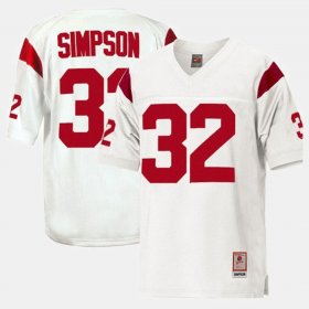 #32 O.J. Simpson College Football Trojans Youth White Jersey 828290-181 #32 O.J. Simpson College Football Trojans Youth White Jersey 828290-181