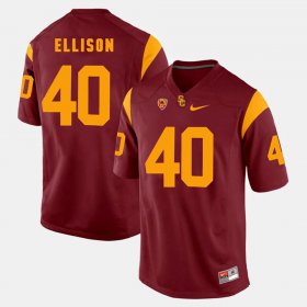 #40 Rhett Ellison Pac-12 Game Trojans Men's Red Jersey 570746-370