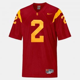 #2 Robert Woods College Football Trojans Mens Red Jersey 999519-211