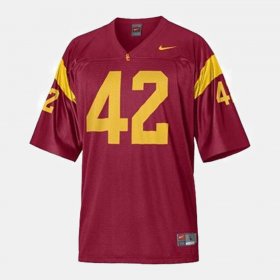 #42 Ronnie Lott College Football USC Youth Red Jersey 339591-940