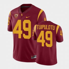 #49 Tuli Tuipulotu College Football Trojans Limited Men Cardinal Jersey 976907-904 #49 Tuli Tuipulotu College Football Trojans Limited Men Cardinal Jersey 976907-904